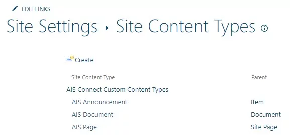 SharePoint Site Content screenshot