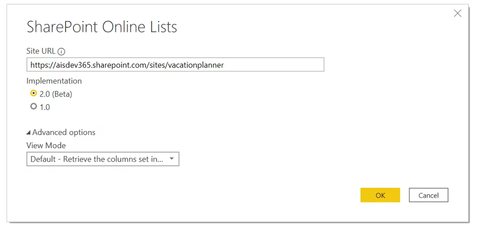 SharePoint Site URL Figure 6