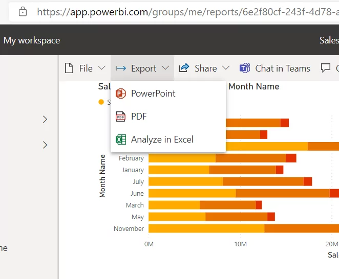 Export to file options