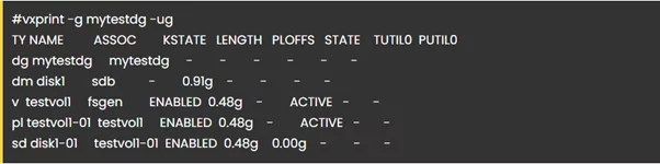 Find total disk group size