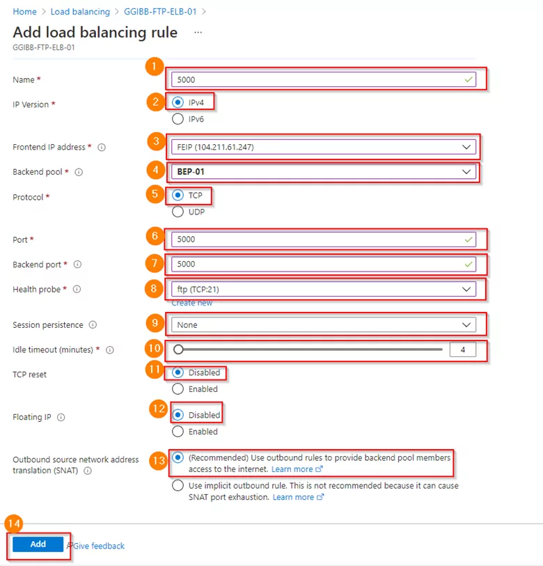 How to Add a Loan Balancing Rule