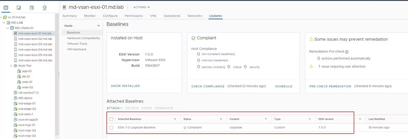 Running with ESXi 7.0